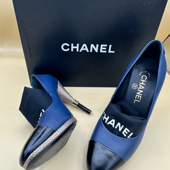 Chanel Heel Shoes, 4 Inches heels, Excellent condition, Box, Dustbag - Picture 3 of 5